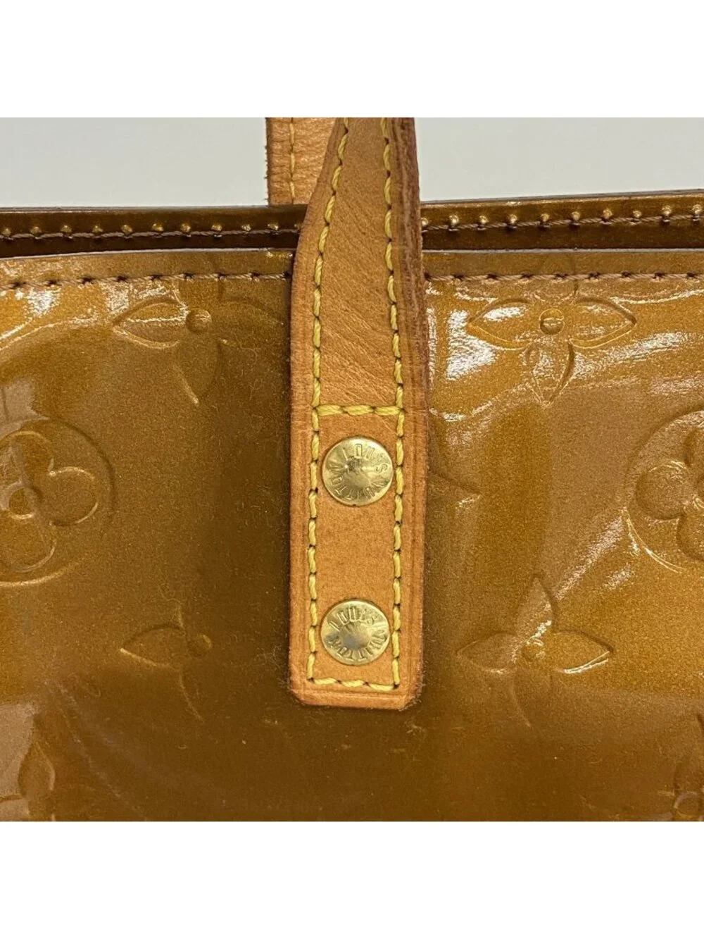 Louis Vuitton Tote Bag Vernis Reed PM Blanc